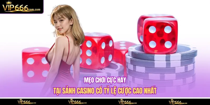 Mẹo chơi cực hay tại sảnh casino có tỷ lệ cược cao nhất
